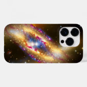 宇宙パープルブルーの星が夜銀河を爆破 Case-Mate iPhoneケース (裏面 (横))