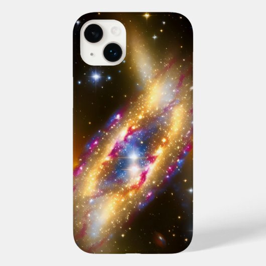 宇宙パープルブルービッグバンスター銀河を見る Case-Mate iPhoneケース (裏面)