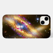 宇宙パープルブルービッグバンスター銀河を見る Case-Mate iPhoneケース (裏面 (横))