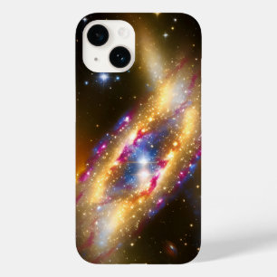 宇宙パープルブルービッグバン爆発わあ銀河 Case-Mate iPhone 14ケース