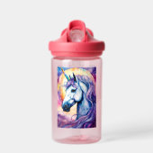 宇宙パープルユニコーン水瓶 ウォーターボトル (正面)