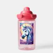 宇宙パープルユニコーン水瓶 ウォーターボトル (背面)