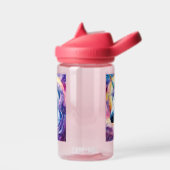 宇宙パープルユニコーン水瓶 ウォーターボトル (左面)