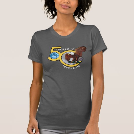 宇宙ヒップスターズ®ウィメンズアポロ50Tシャツ Tシャツ (正面)