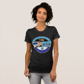宇宙ヒップスターズApollo 13 50thレディースTシャツ Tシャツ (正面フル)