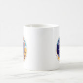 宇宙ヒップスター®アルテミス–1ロゴマグカップ コーヒーマグカップ (中央)