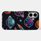 宇宙ビベス宇宙をテーマにしたiPhone 16ケース – 惑星 Case-Mate iPhoneケース (裏面 (横))