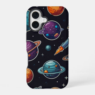 宇宙ビベス宇宙をテーマにしたiPhone 16ケース – 惑星 iPhone 16ケース