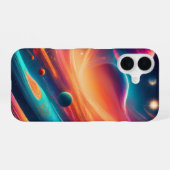 宇宙ビュー iPhone 16ケース (裏面横)