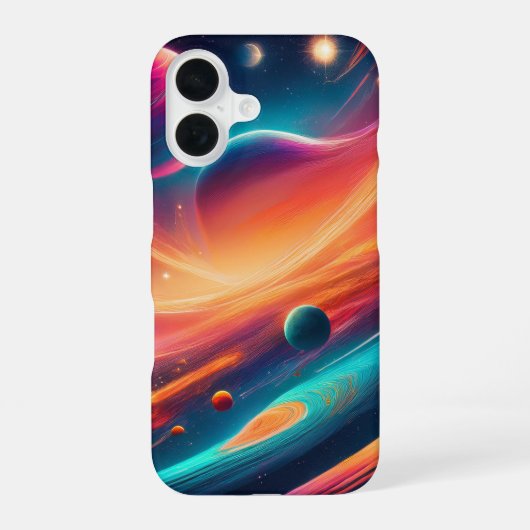 宇宙ビュー iPhone 16ケース (裏面)