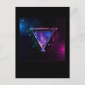 宇宙ビリヤードプレイヤー プール 8ボール ポストカード (正面)