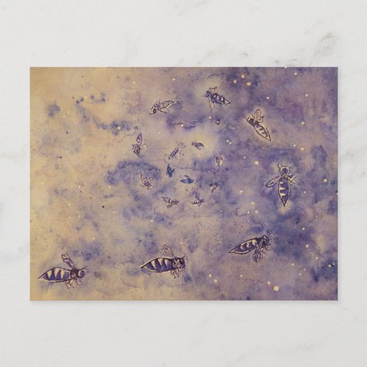 宇宙ビーズハガキ ポストカード (正面)