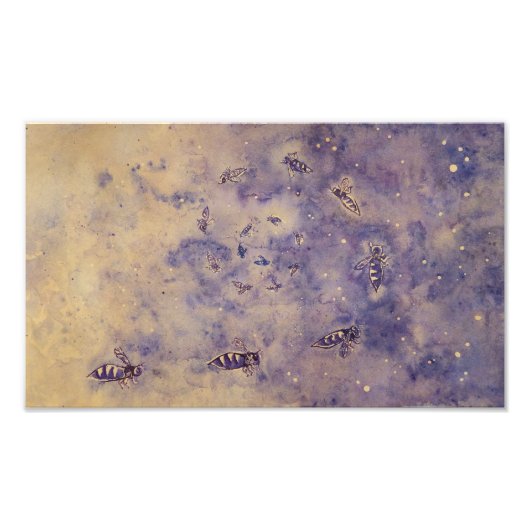 宇宙ビーズフォトプリント フォトプリント            (正面)