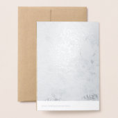 宇宙ビーフォイル誕生日カード 箔カード (裏面封筒付き)