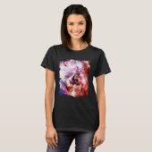 宇宙ピザキャットレインボーレーザータコブリト Tシャツ (正面フル)