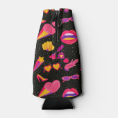 宇宙ピンク ボトルクーラー (裏面)