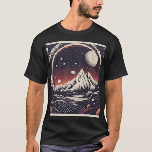宇宙ピーク Tシャツ (正面)