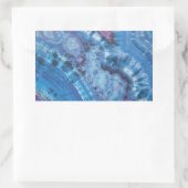 宇宙ファットディーズ絞り染め 長方形シール (バッグ)