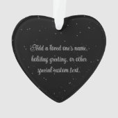 宇宙ファンタジーバタフライコズミック オーナメント (裏面)