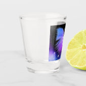 宇宙ファンタジーバタフライコズミック ショットグラス (左)