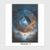 宇宙ファンタジー宇宙ランドスケープシール シール (シート)