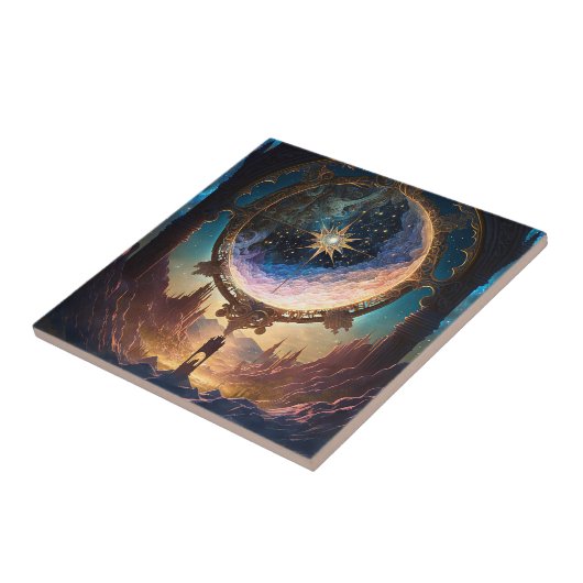 宇宙ファンタジー宇宙風景 タイル (側面)