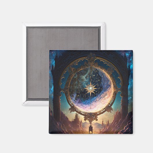 宇宙ファンタジー宇宙風景 マグネット (正面/裏面)