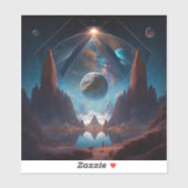 宇宙ファンタジー景観 シール (シート)