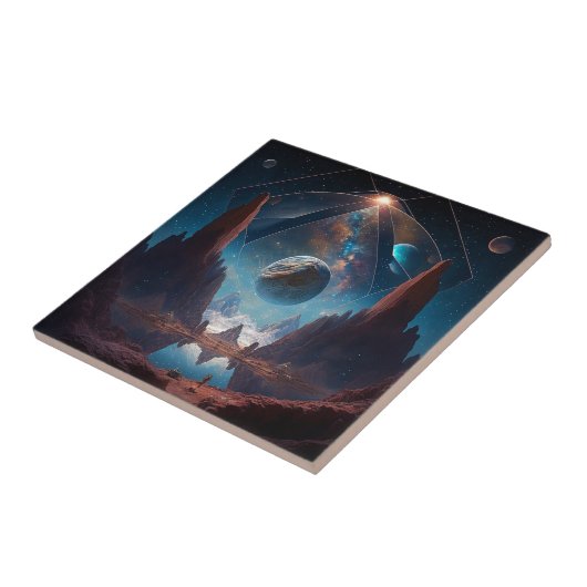 宇宙ファンタジー景観 タイル (側面)