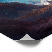 宇宙ファンタジー景観 ポスター (角)