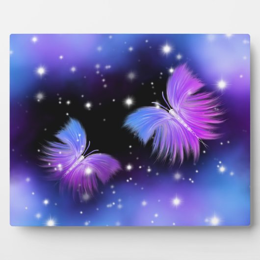 宇宙ファンタジー蝶コズミック フォトプラーク (正面)