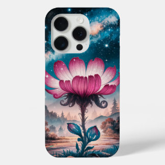 宇宙ファンタジー魔法の花 iPhone 15 PROケース