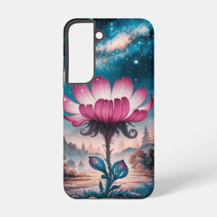 宇宙ファンタジー魔法の花 SAMSUNG GALAXY S22ケース