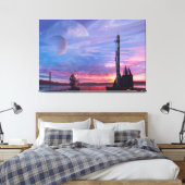 宇宙ファンタジーCosmosフォトユニバースキャンバスプリント キャンバスプリント (インサイチュ (寝室))