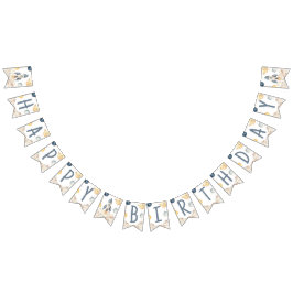 宇宙ファーストのまわりにトリップザサンバースデーパーティー バンティングフラッグ