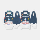 宇宙ファーストのまわりにトリップザサンバースデーパーティー フェイバーボックス (折り畳みなし)