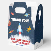 宇宙ファーストのまわりにトリップザサンバースデーパーティー フェイバーボックス (オープン)