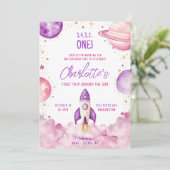 宇宙ファーストのまわりにトリップザサンバースデーパーティー 招待状 (スタンド正面)