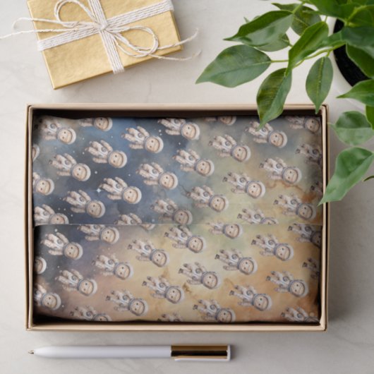 宇宙ファーストのまわりにトリップザサンバースデーパーティー 薄葉紙 (ギフト)