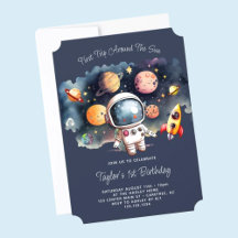 宇宙ファーストのまわりにトリップザサンファースト誕生日