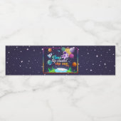 宇宙ファーストのまわりにトリップザサン誕生日 ペットボトルラベル (シングルラベル)