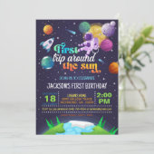 宇宙ファーストのまわりにトリップザサン誕生日 招待状 (スタンド正面)