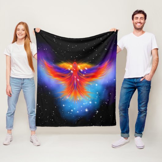 宇宙フェニックスネブラ フリースブランケット (インサイチュ)