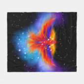 宇宙フェニックスネブラ フリースブランケット (正面(横))