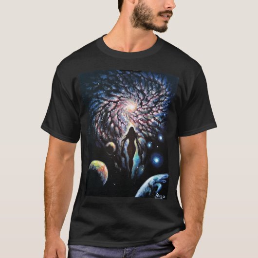 宇宙フェミニンの神 Tシャツ (正面)