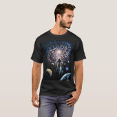 宇宙フェミニンの神 Tシャツ (正面フル)
