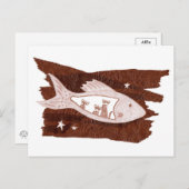 宇宙フェレッツはがき ポストカード (正面/裏面)