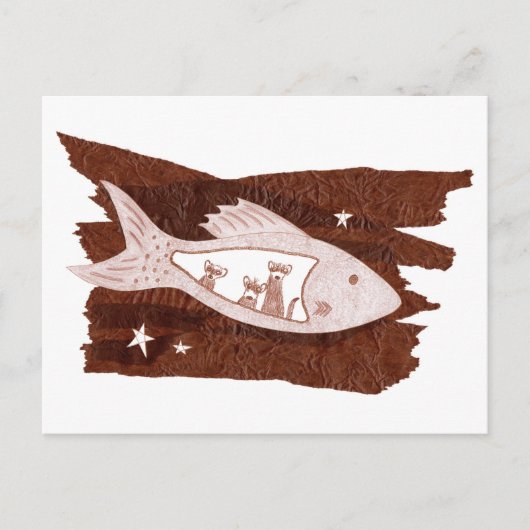 宇宙フェレッツはがき ポストカード (正面)