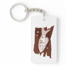 宇宙フェレットアクリル系キーチェーン