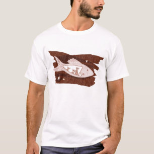 宇宙フェレットTシャツ Tシャツ